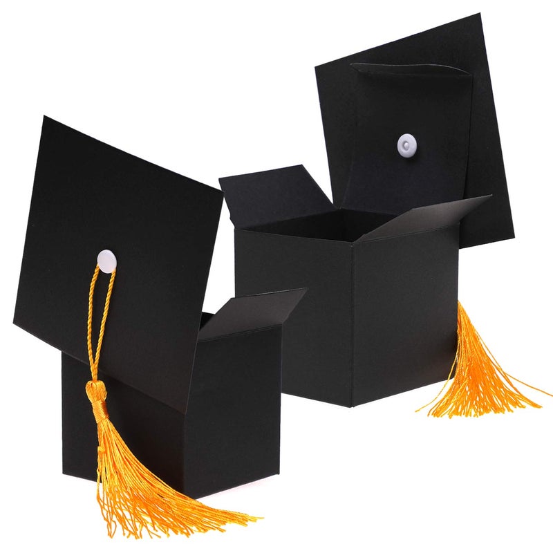Konsait Graduation Decorations - 30PCS Candy Box DIY Grad Cap Box for Grad Party Favors - Image 4
